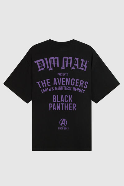 Marvel x Dim Mak - Avengers 60th - Black Panther All Over Tee