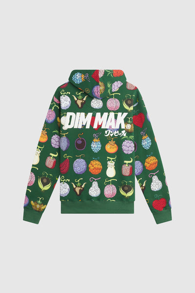 Dim Mak x One Piece - Devil Fruit Hoodie - Green