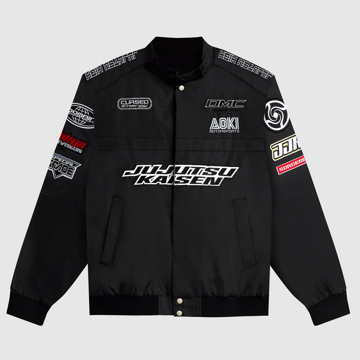 Dim Mak x Jujutsu Kaisen - JJK Race Jacket - Black – DIM MAK 