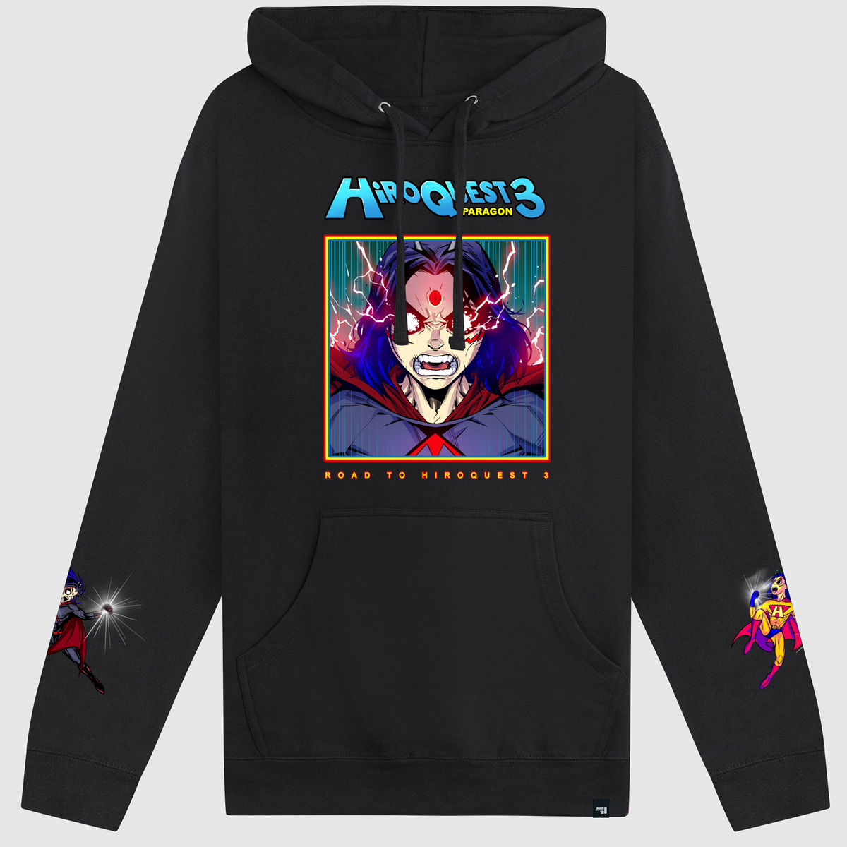 Steve Aoki - HiROQUEST 3 Tour Hoodie - Black – DIM MAK COLLECTION Steve Aoki - HiROQUEST 3 Tour Hoodie - Black – DIM MAK COLLECTION