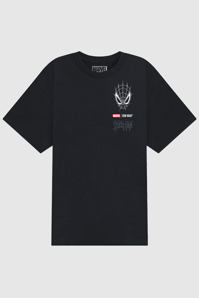 Marvel x Dim Mak - Spider-Man Webbed T-Shirt - Black