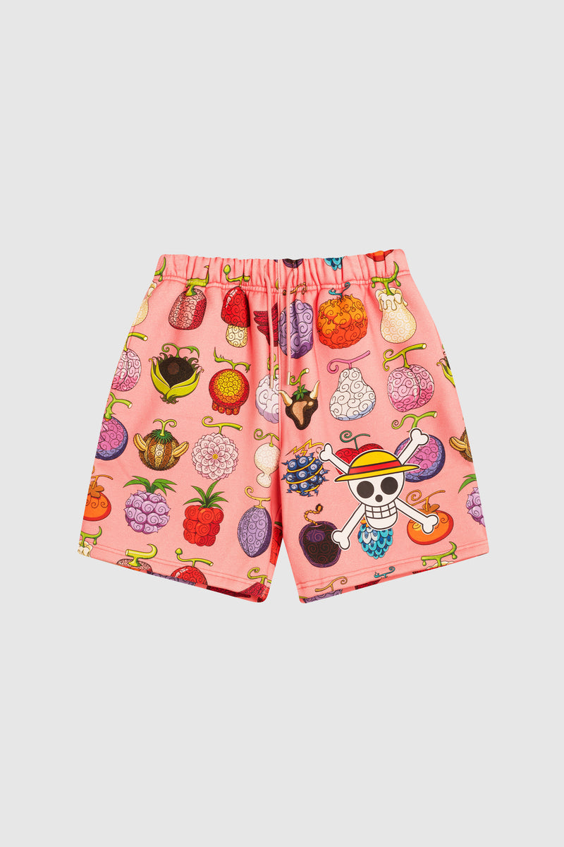 One Piece Devil Fruit Shorts Sports Polyester