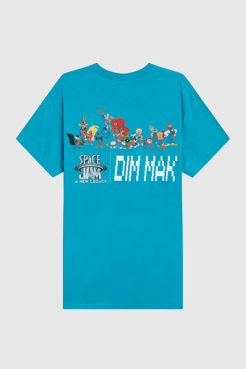 Dim Mak x Space Jam: A New Legacy - Tune Squad Tshirt - Tropical Blue