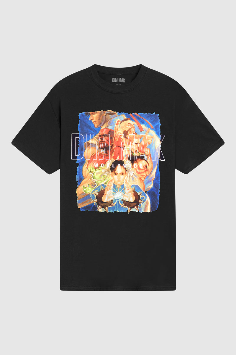 Dim Mak x Street Fighter SFV Heroes Tee - Black