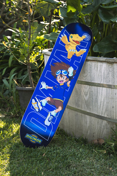 Dim Mak x Digimon - Digimon Tai Augmon Hero Skate Deck