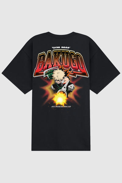 Dim Mak x My Hero Academia - Bakugo Tee 02 - Black