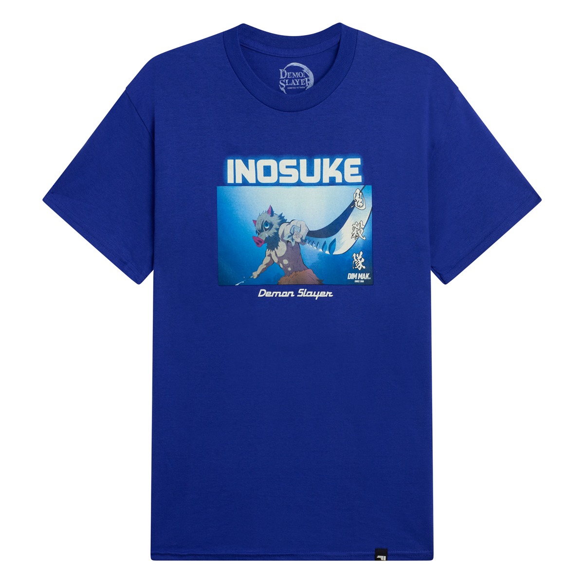 Dim Mak x Demon Slayer - Neon Lights Inosuke Tee - Cobalt – DIM MAK ...