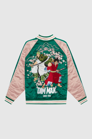 Dim Mak x One Piece - Wano Reversible Souvenir Jacket - Green