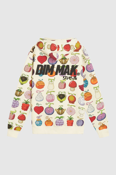 Dim Mak x One Piece - Devil Fruit Hoodie - Bone
