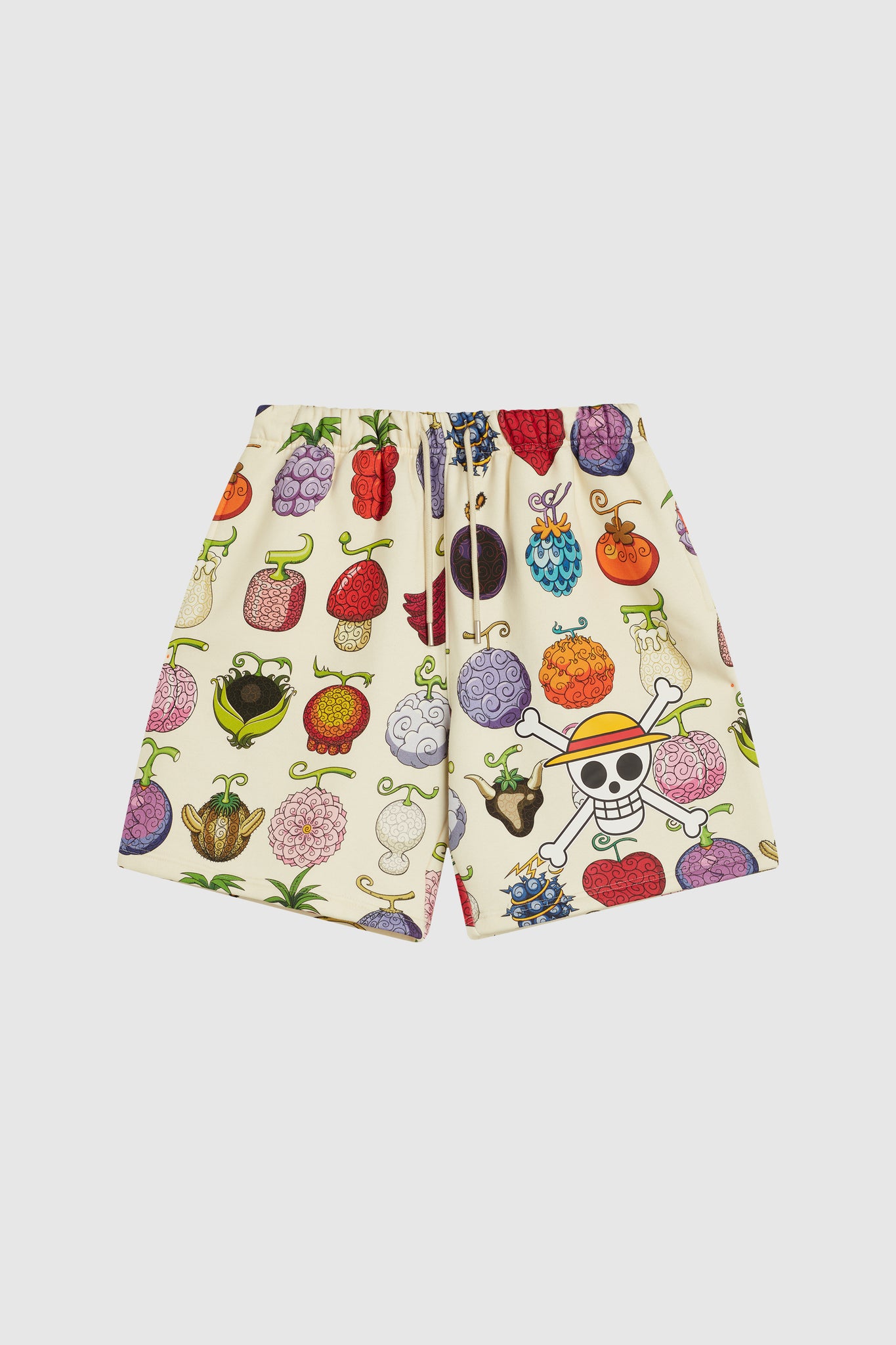 Dim Mak x One Piece - Devil Fruit Shorts - Bone