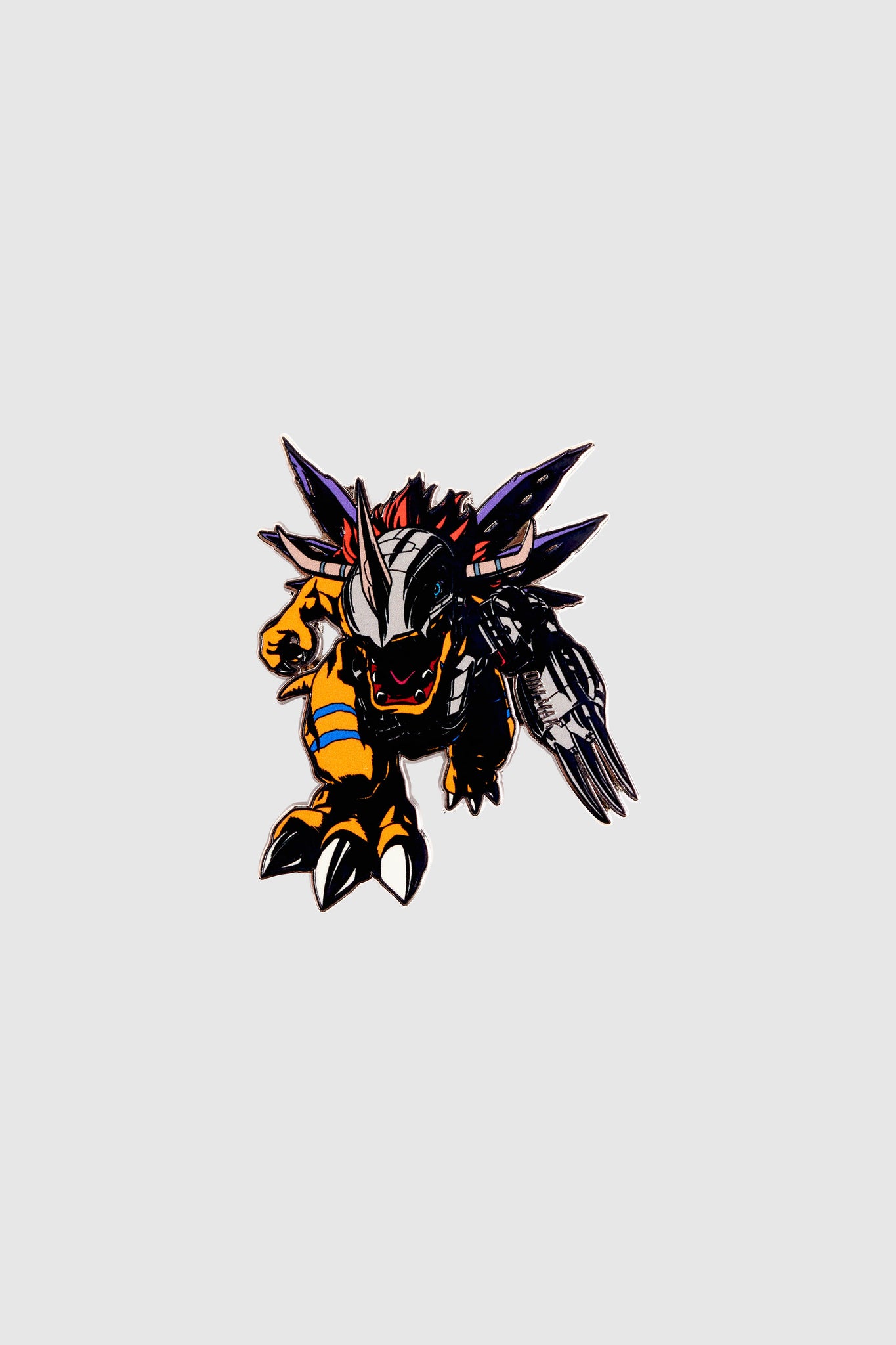 Dim Mak x Digimon - Metal Greymon Enamel Pin