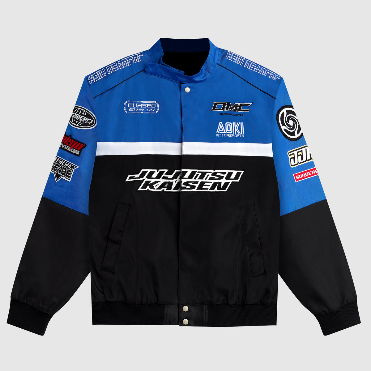 Dim Mak x Jujutsu Kaisen - JJK Race Jacket - Blue – DIM MAK COLLECTION