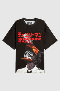 Dim Mak and Chainsaw Man - Chainsaw Man Oversize Graphic Tee