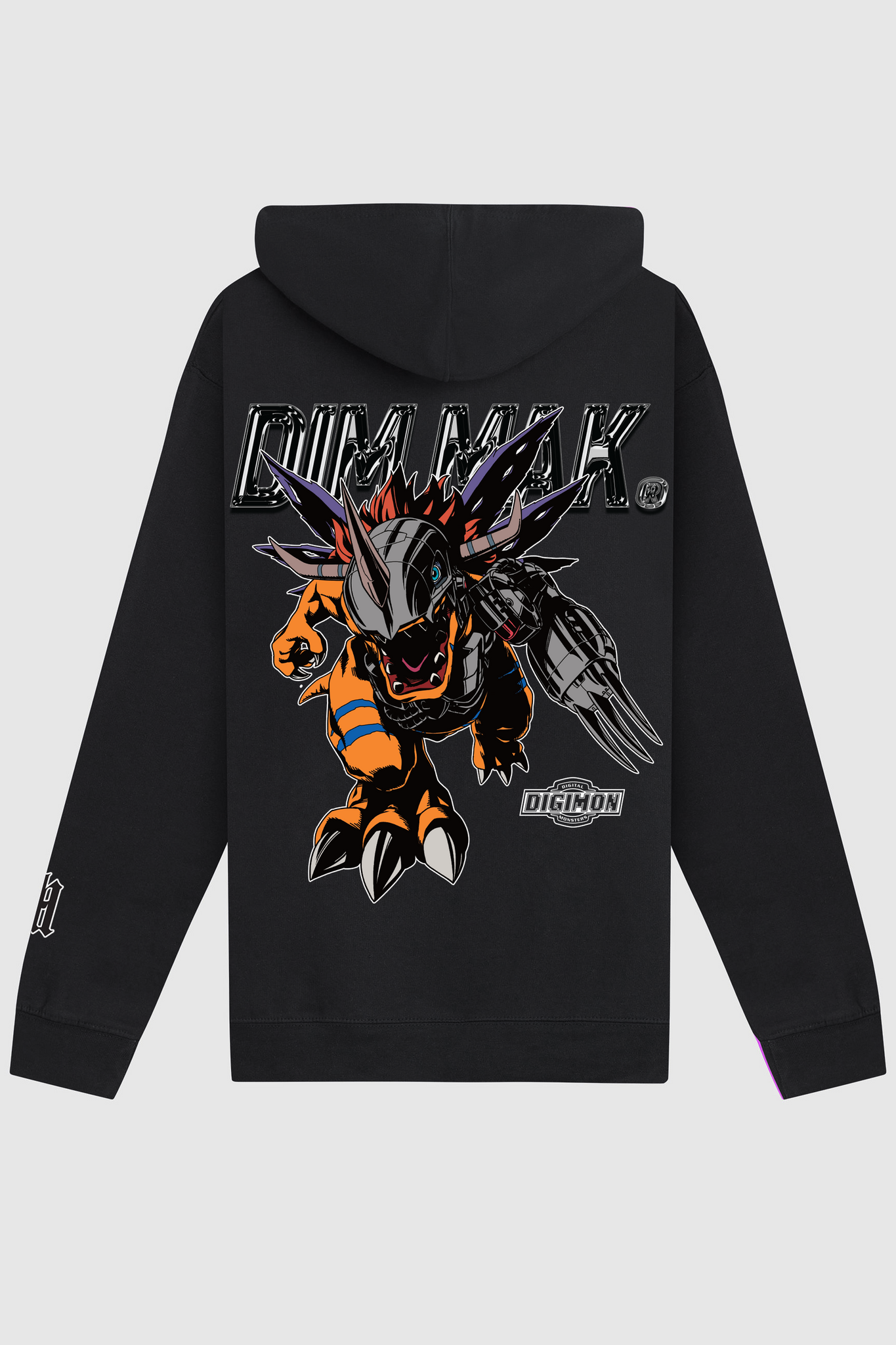 Dim Mak x Digimon Greymon Hoodie Black