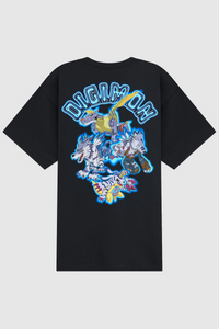 Dim Mak x Digimon - Gabumon Evolution Tee - Black