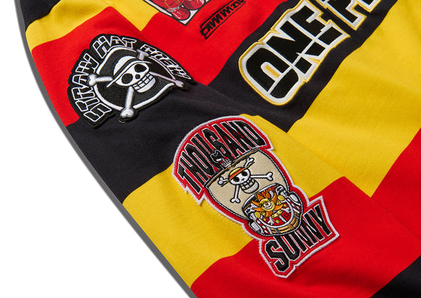 Dim Mak x One Piece - Luffy Rugby Shirt - Red/Yellow