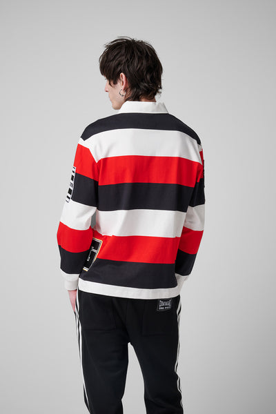 Dim Mak x One Piece - Luffy Rugby Shirt - Red/White