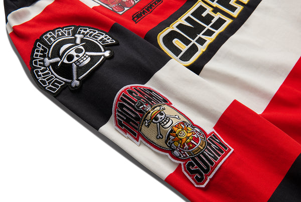 Dim Mak x One Piece - Luffy Rugby Shirt - Red/White