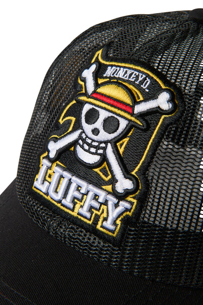 Dim Mak x One Piece - Luffy Mesh Cap - Black/Red