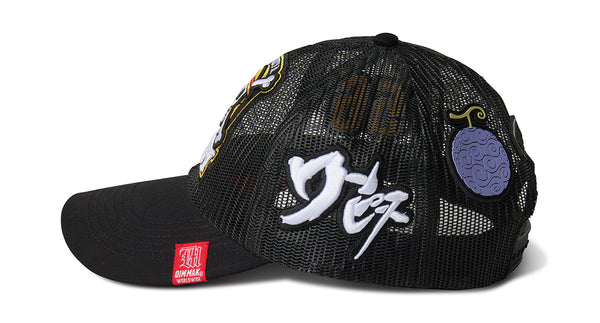 Dim Mak x One Piece - Luffy Mesh Cap - Black/Red