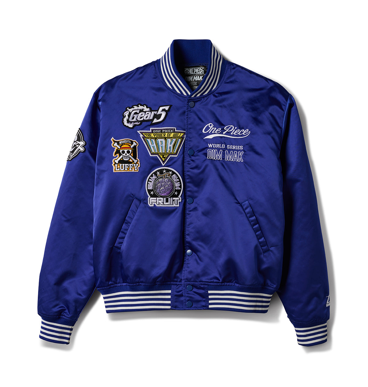 Dim Mak x One Piece - Gear Five Baseball Jacket - Royal Blue