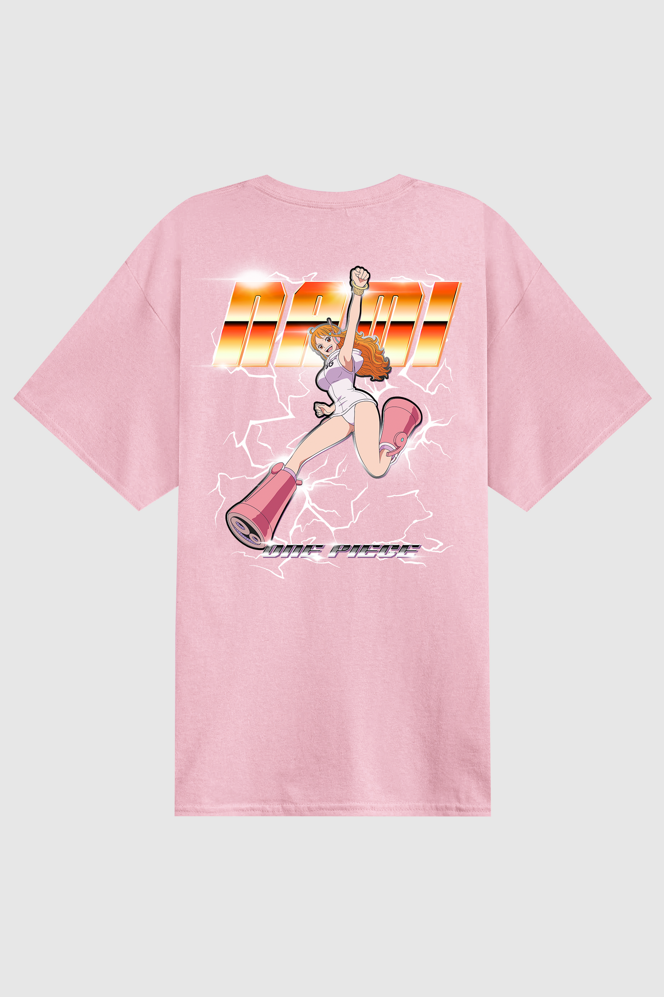 Dim Mak x One Piece - Nami Graphic Tee - Light Pink