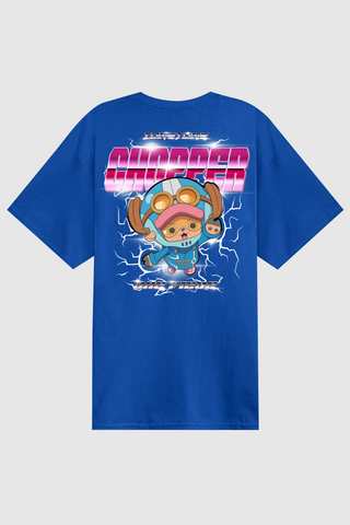 Dim Mak x One Piece - Chopper Graphic Tee - Royal Blue