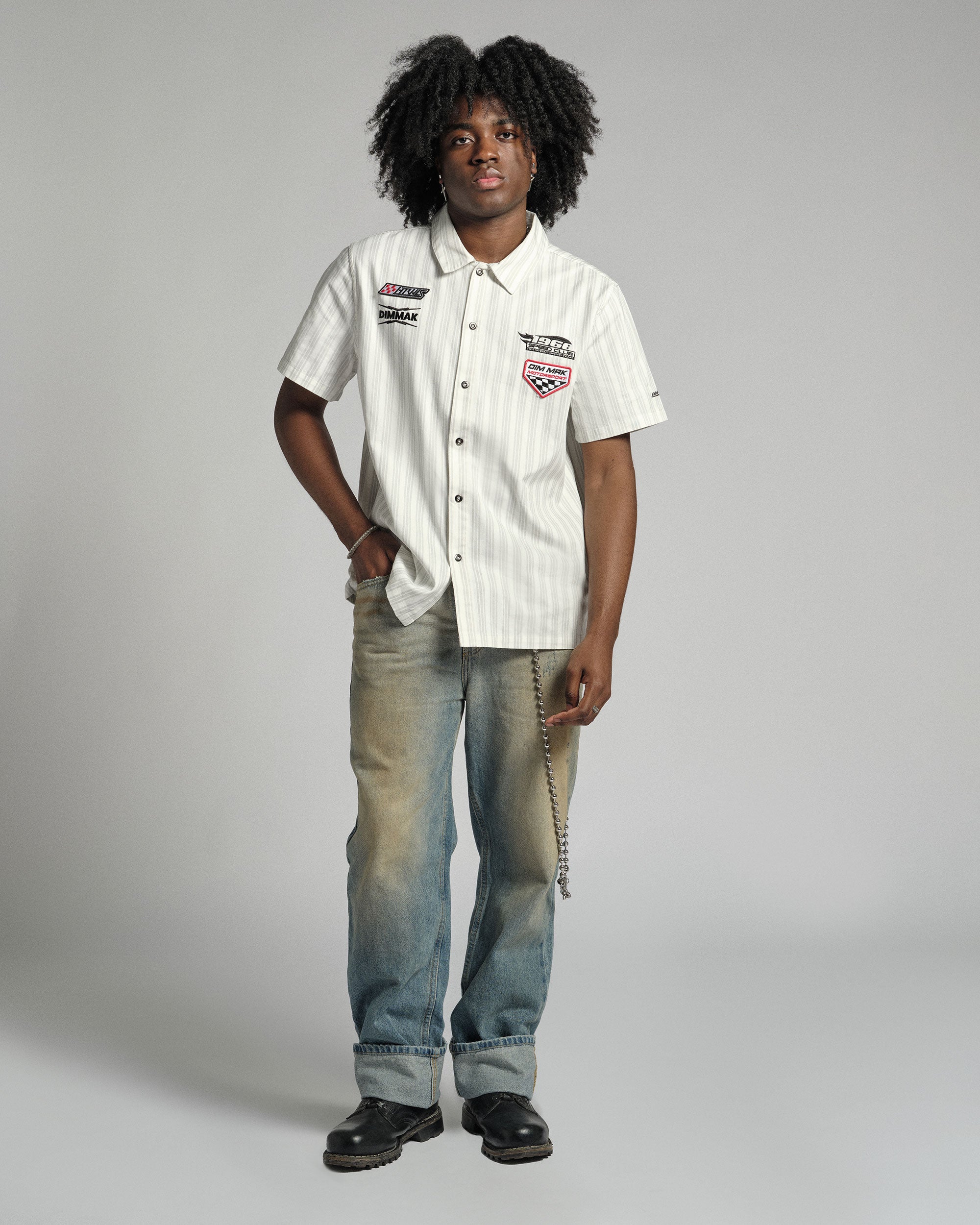 Hot Wheels™ x DIM MAK COLLECTION® - Pit Crew Woven Shirt