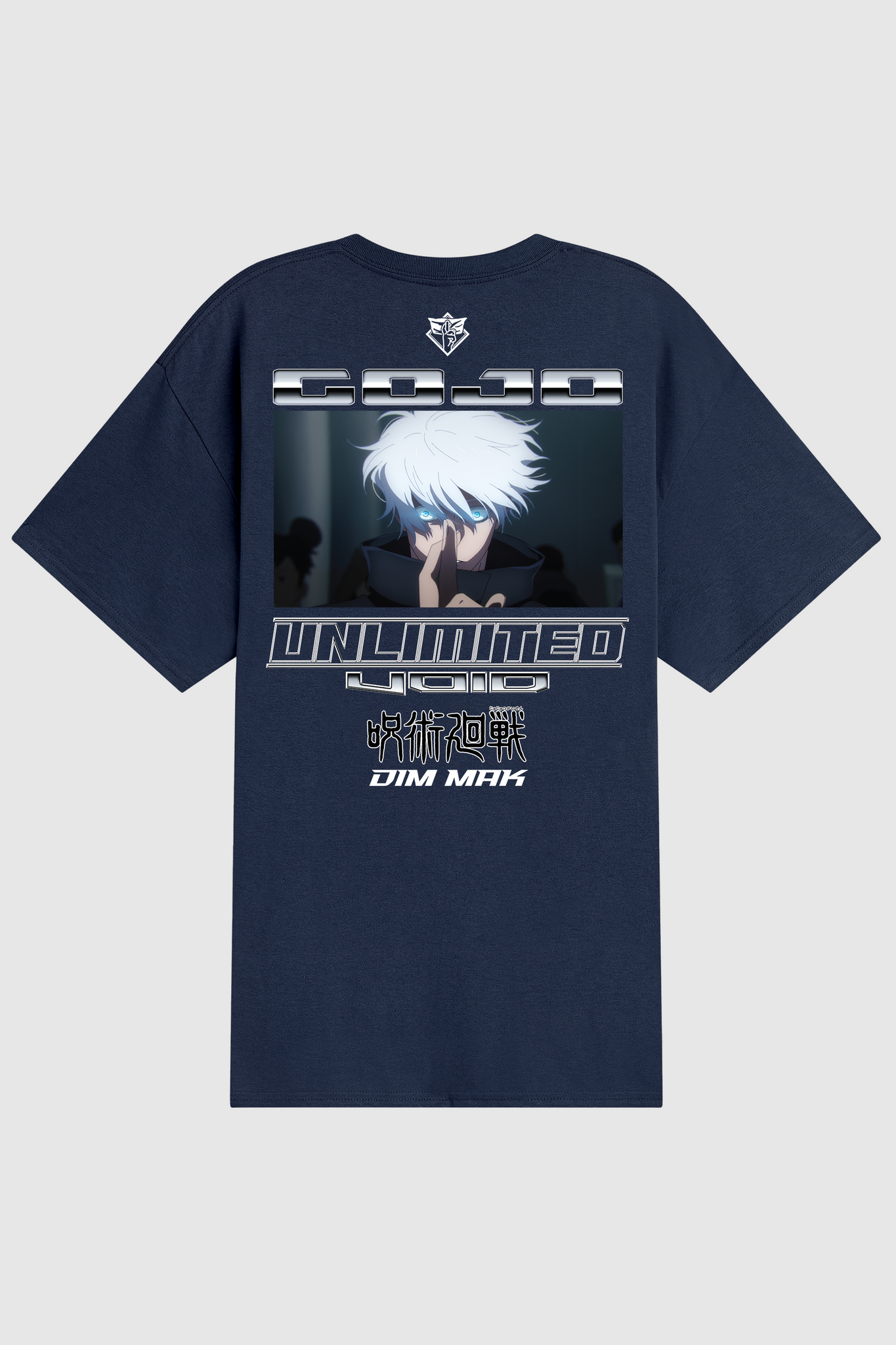 Dim Mak x Jujutsu Kaisen - Infinite Void Gojo Tee - Navy