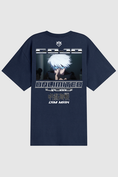 Dim Mak x Jujutsu Kaisen - Infinite Void Gojo Tee - Navy [Launch]