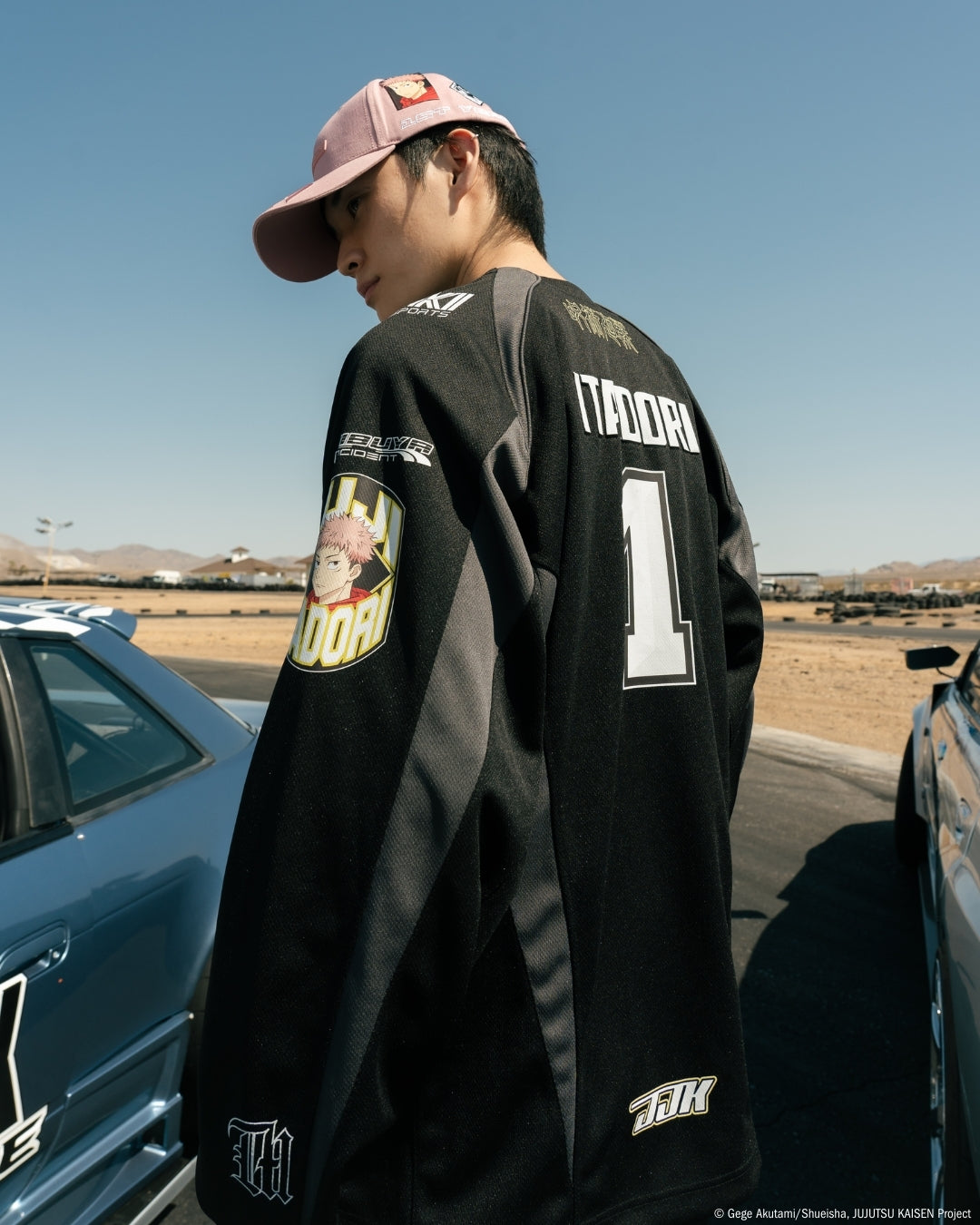 Dim Mak x Jujutsu Kaisen - Itadori Racing Jersey - Black – DIM MAK