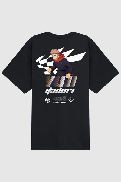 Dim Mak x Jujutsu Kaisen - Yuji Racer Tee - Black [Launch]