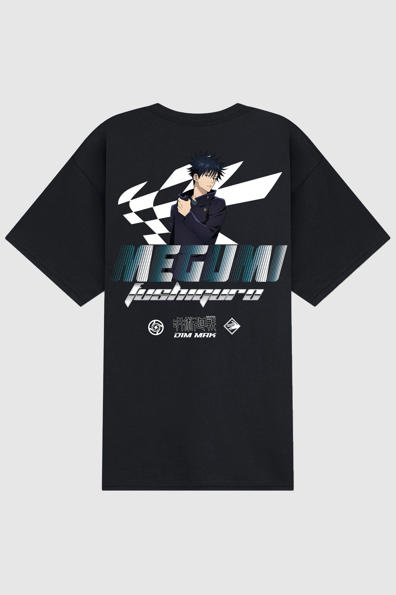 Dim Mak x Jujutsu Kaisen - Megumi Racer Tee - Black