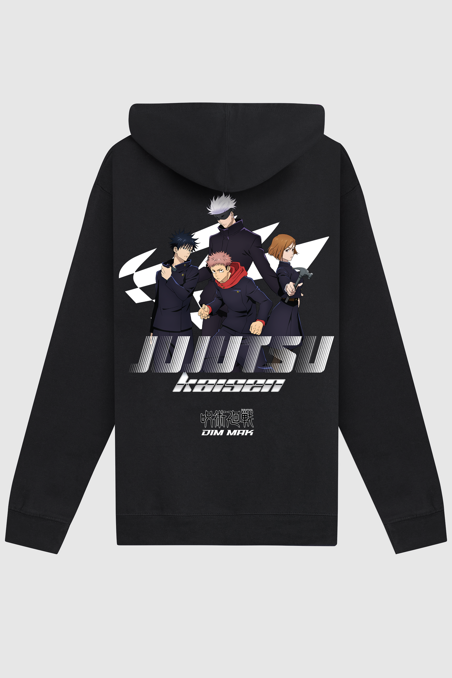 Dim Mak x Jujutsu Kaisen - JJK Racing Hoodie - Black – DIM MAK