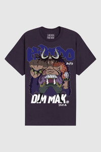 Dim Mak x One Piece -  King Of The Beasts Tee - Blackberry