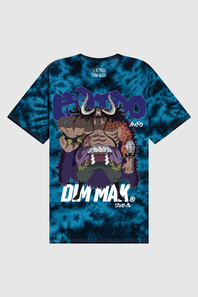 Dim Mak x One Piece -  King Of The Beasts Tee - Columbia & Black Crystal TD