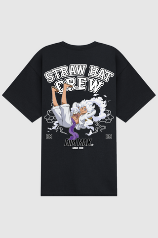 Dim Mak x One Piece - Straw Hat Pirates Crew Tee - Black