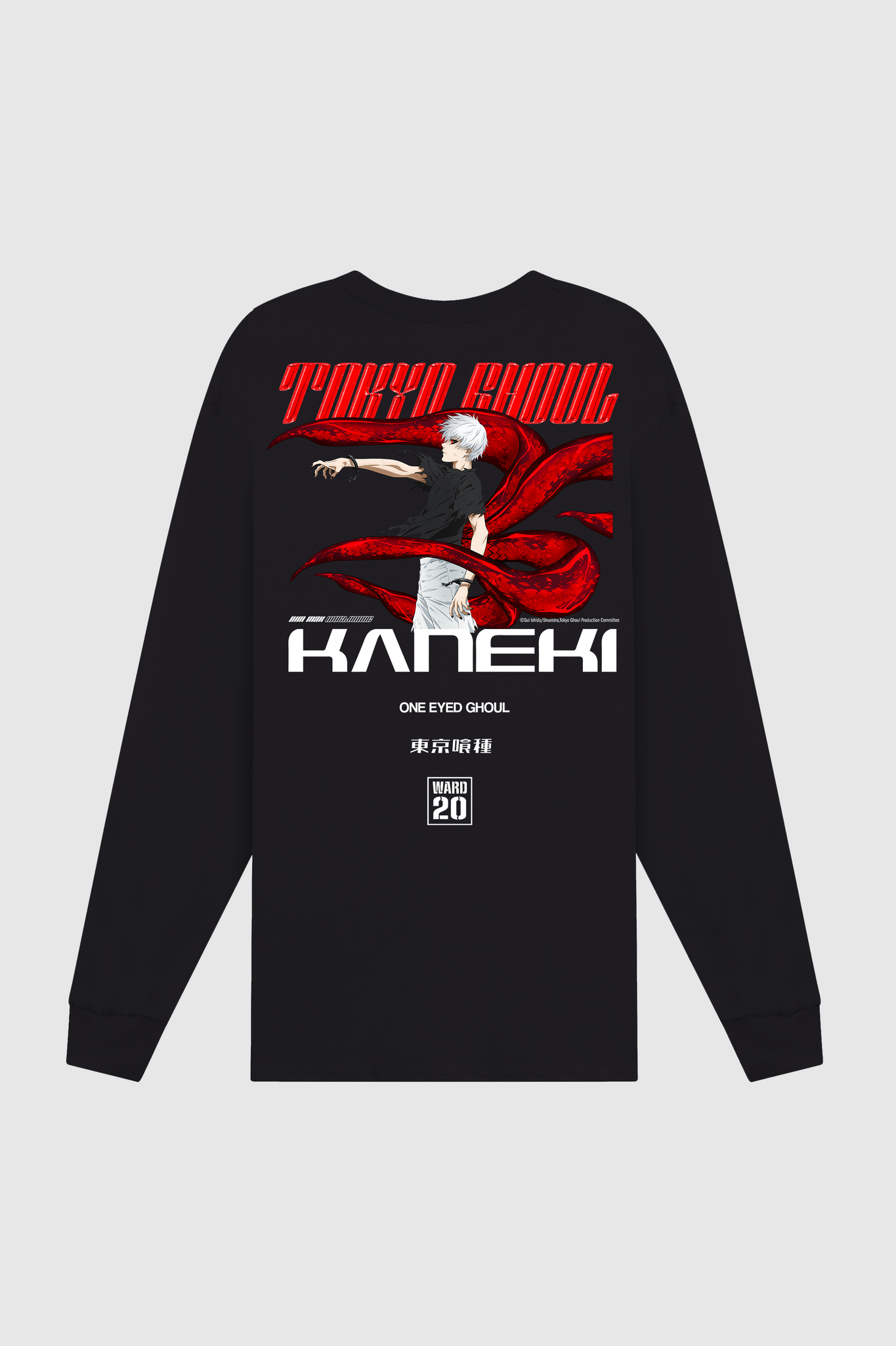 Dim Mak x Tokyo Ghoul - Kaneki LS Tee - Black