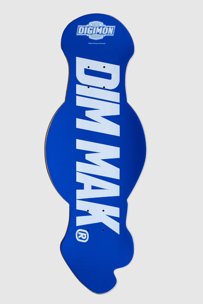 Dim Mak x Digimon - Digimon Logo CNC Skate Deck