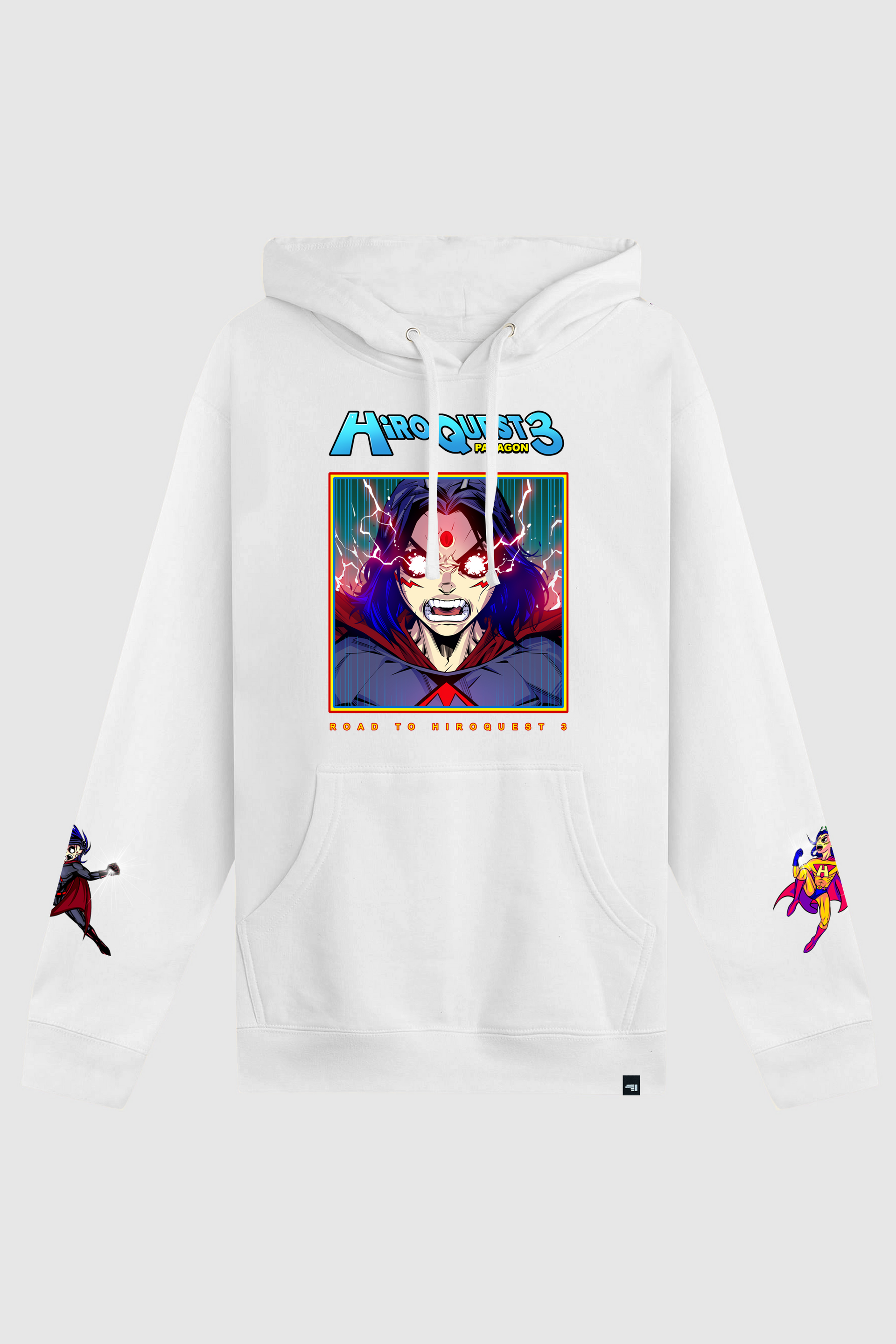 Steve Aoki - HiROQUEST 3 Tour Hoodie - White – DIM MAK COLLECTION