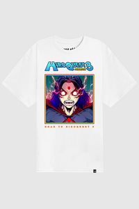 Steve Aoki - HiROQUEST 3 Tour Tee - White