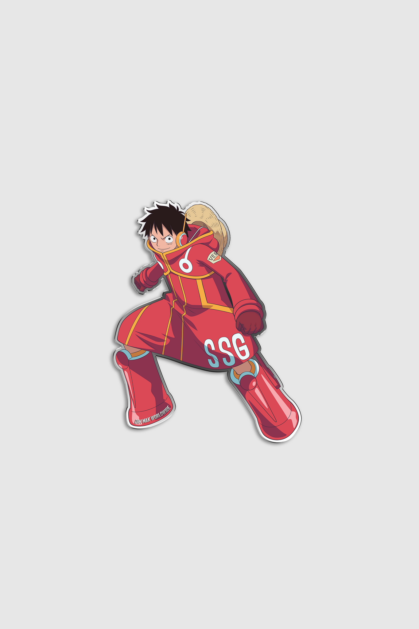 Dim Mak x One Piece - Luffy Pin 02