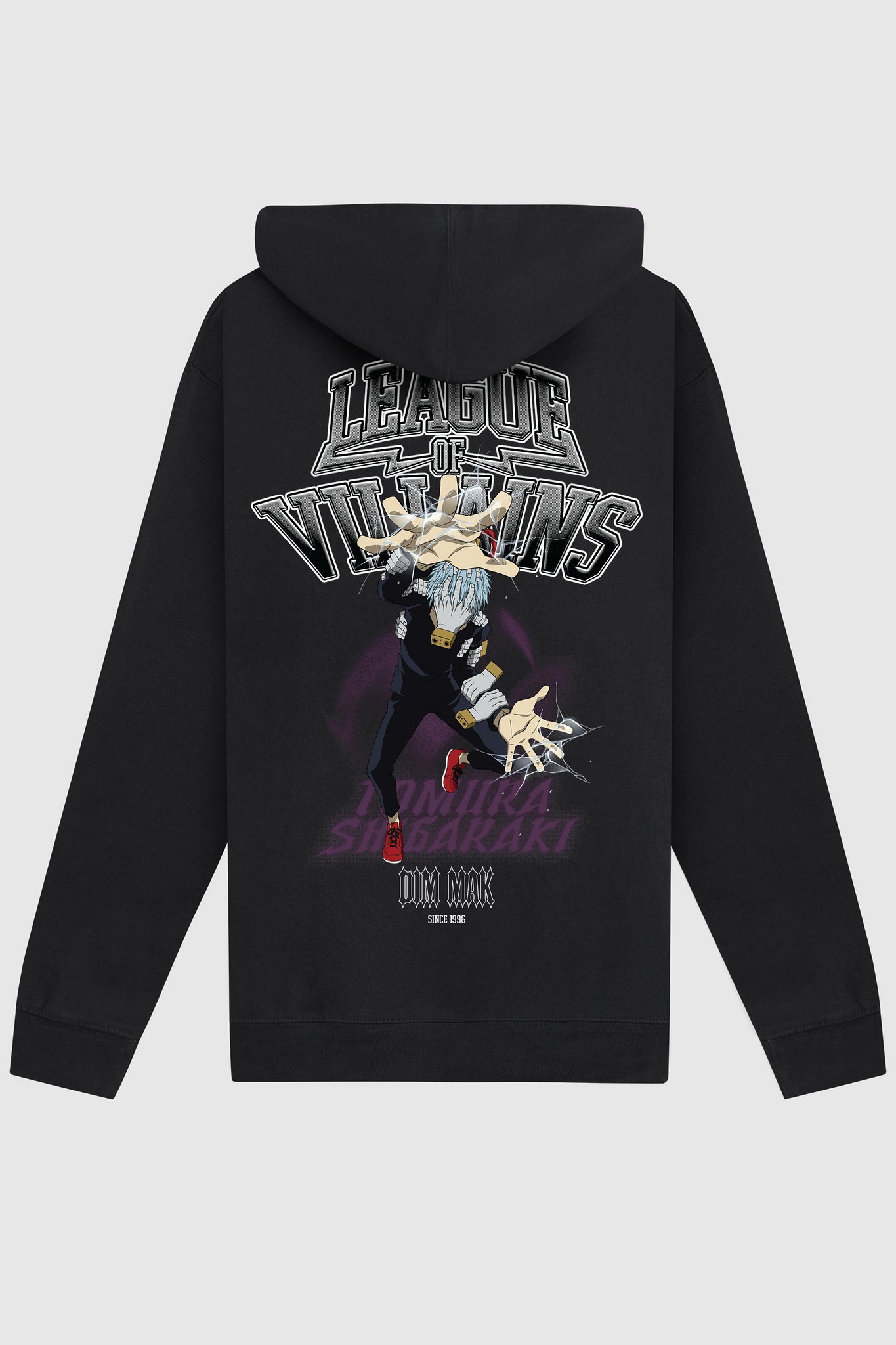 Dim Mak x My Hero Academia - Shigaraki Hoodie - Black