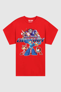 Dim Mak x Mega Man - Heroes vs. Villains Tee - Red