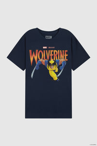 Marvel x Dim Mak: Wolverine & the X-Men - Wolverine Tee - Navy