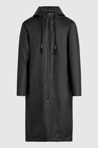 Rubber Raincoat - Black/Black