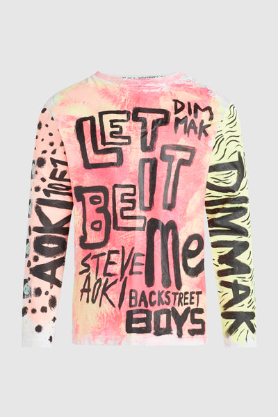 LET IT BE BSB PAINTED LONG SLEEVE SHIRT #132