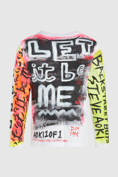 LET IT BE BSB PAINTED LONG SLEEVE SHIRT #132
