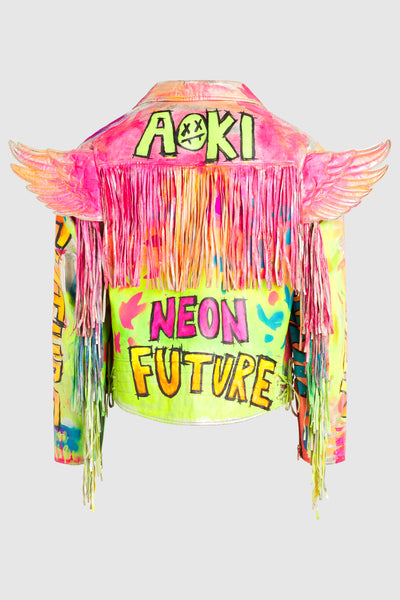 Neon Future Rainbow Wings Jacket - Jeremy Scott #109