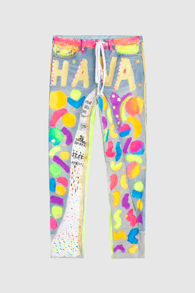 Hava Candy Painted Jeans #126